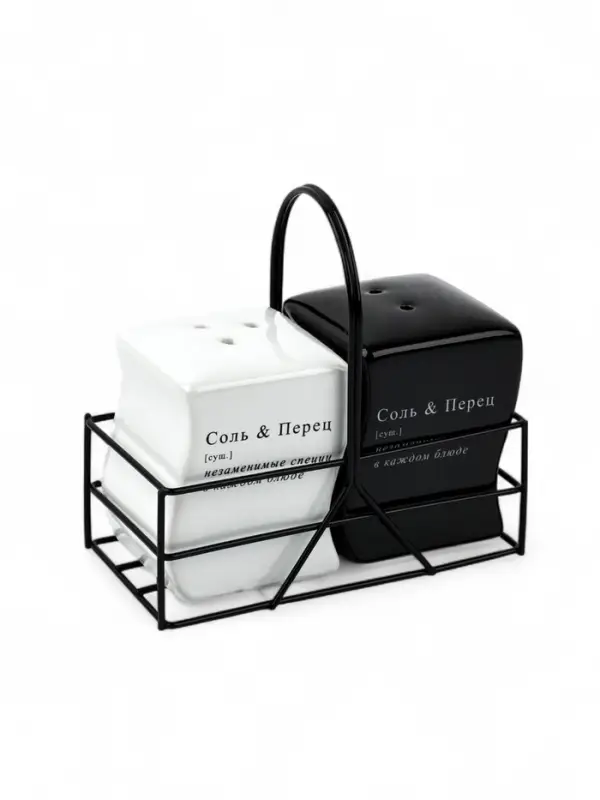 Солонка и перечница &laquo;Соль и перец&raquo;, 100 мл