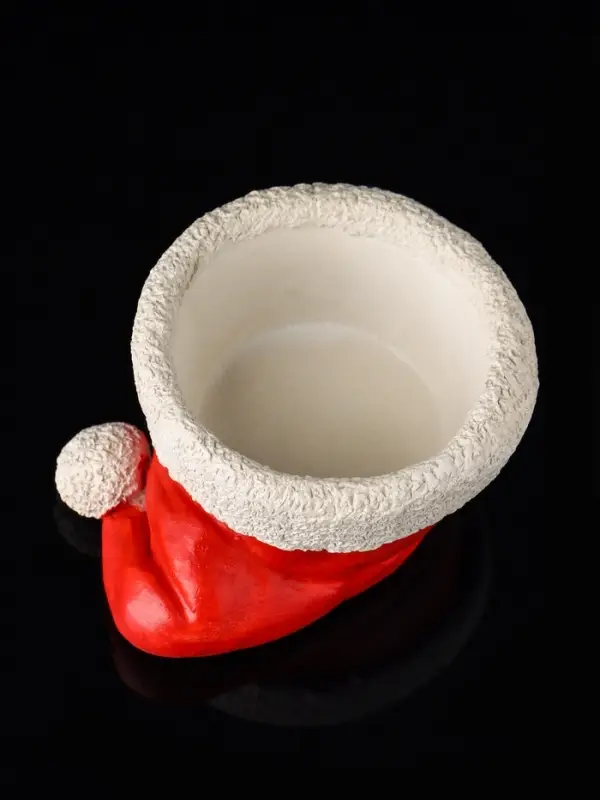 Подсвечник  Подсвечник "Колпак" 9х7х5 см, красный