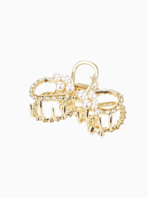 Крабик для волос &laquo;Абриль&raquo;, 6 см, золотистый