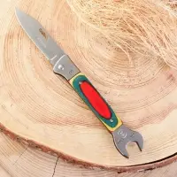 Нож складной &laquo;Гаечный ключ&raquo; 21 см, клинок 78 мм/1.5 мм