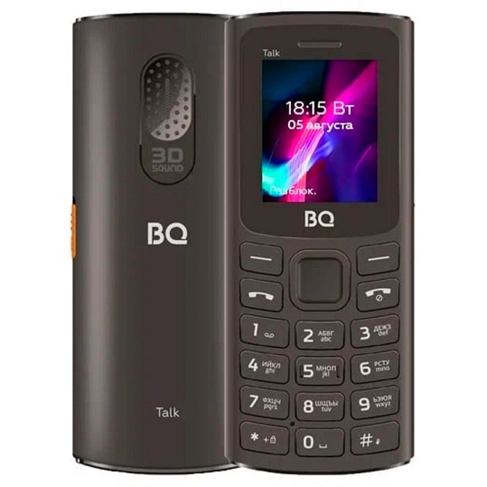 Сотовый телефон BQ M-1862 Talk, 1.77 Сотовый телефон BQ M-1862 Talk, 1.77", 2 sim, 64Мб, microSD, FM, 600 мАч, фонарик, черный