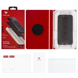Защитное стекло для iPhone 17/16 Pro RUBYTAK Privacy с аппликатором