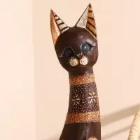 Сувенир дерево "Кошка ажурная. Восточная сказка" 100х18х6,5 см