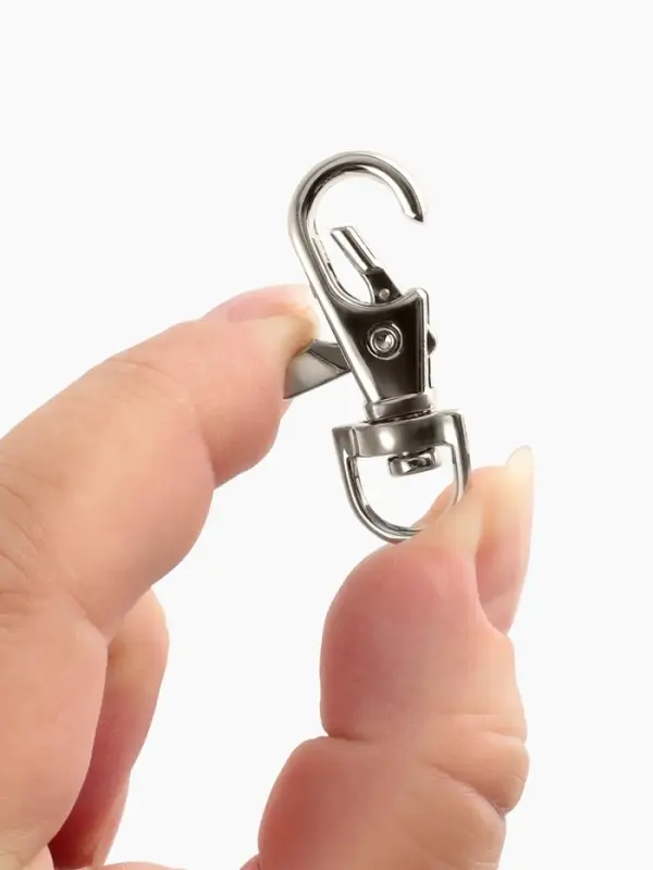 Карабин металлический TEIRA, набор 2 шт., 6.7 г, 3.8×1.3 см/9×2 мм, цвет серебряный Карабин металлический TEIRA, набор 2 шт., 6.7 г, 3.8×1.3 см/9×2 мм, цвет серебряный