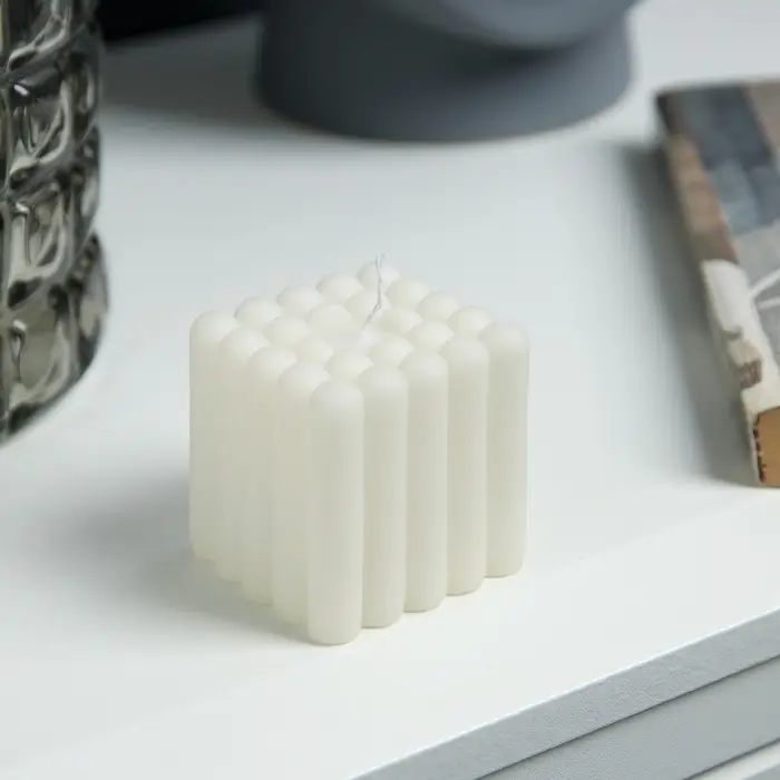 Светодиодная фигура &laquo;Куб&raquo; 5&times;5 см, от батареек AG13&times;3, свечение тёплое белое