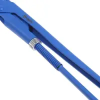 Ключ трубный рычажный ТУНДРА, плоский зажим 90&deg;, раскрытие до 35 мм, №1, 1"