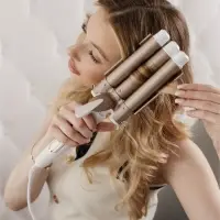 Плойка Luazon LW-05, 35 Вт, керамическое покрытие, d=25 мм, 220&deg;С, белая