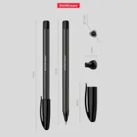 Ручка шариковая Erich Krause U-108 Original Stick, узел 1.0 мм, чернила чёрные, супермягкое письмо, длина линии письма 1000 метров