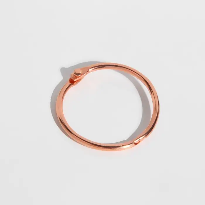 Кольцо для карниза, разъёмное, d = 28/33 мм, 10 шт, цвет розовое золото Кольцо для карниза, разъёмное, d = 28/33 мм, 10 шт, цвет розовое золото