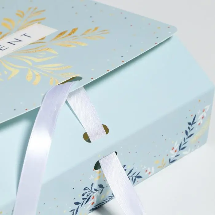 Коробка подарочная новогодняя складная «Новогодняя», 20 х 18 х 5 см, Новый год Коробка подарочная новогодняя складная «Новогодняя», 20 х 18 х 5 см, Новый год