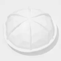 Форма для муссовых десертов и выпечки KONFINETTA &laquo;Кристалл&raquo;, силикон, 19&times;9.8 см, белая