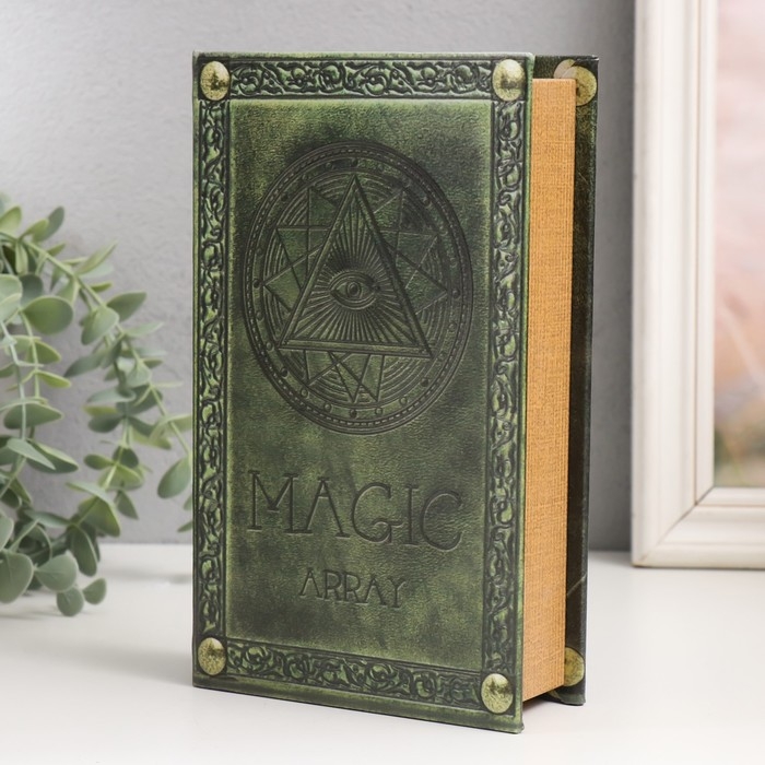 Сейф-книга дерево кожзам  Сейф-книга дерево кожзам "Магия" 21х13х5 см