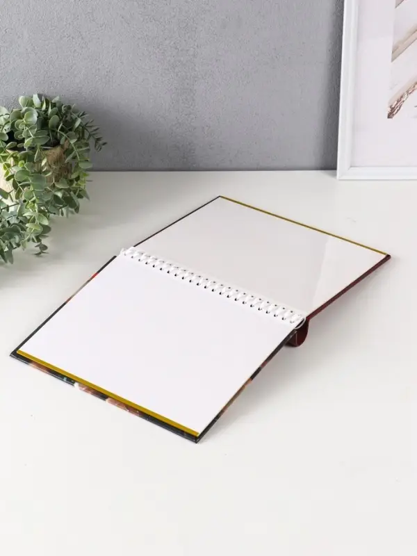 Фотоальбом 10 магнитных листов Фотоальбом 10 магнитных листов "Алая роза" 23X28см, пер-т внутр.спираль