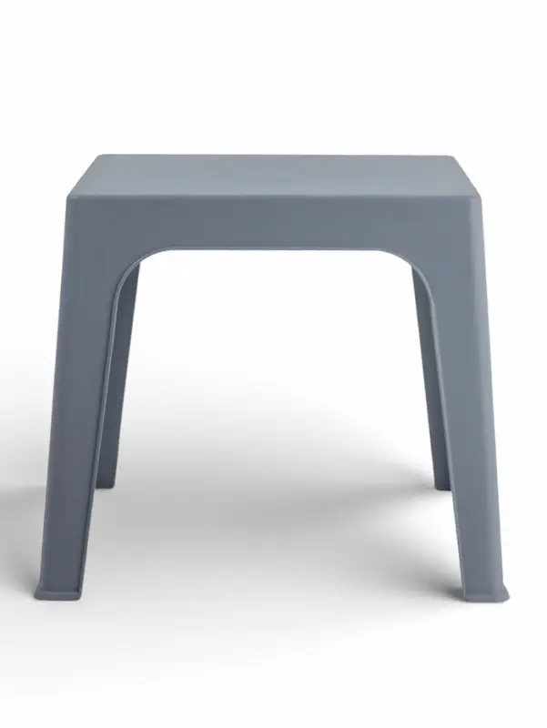 Стол садовый Decorona DeForma, 59.5&times;59.5&times;49.5 см, пластиковый, цвет дымчатый кварц