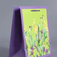 Пакет подарочный ламинированный, "Цветочное поле" 18 х 22,3 х 10 см