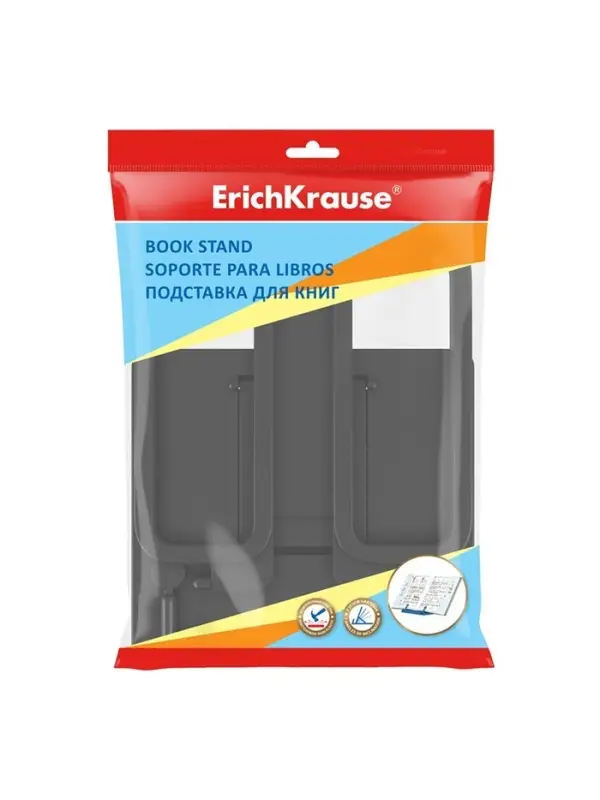 Подставка для книг ErichKrause Base, Classic, пластик, черная