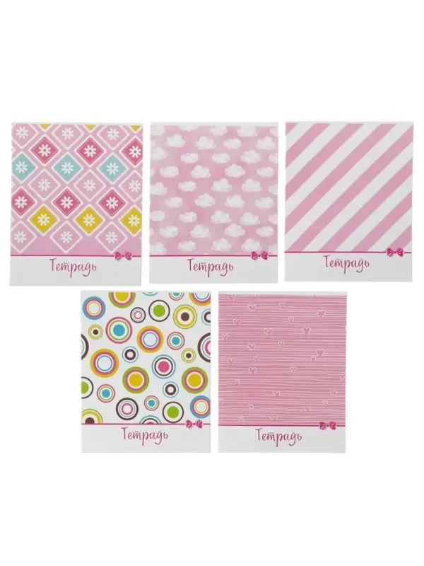 Тетрадь 48 листов в линейку Calligrata «Узоры», обложка мелованный картон, блок офсет, МИКС