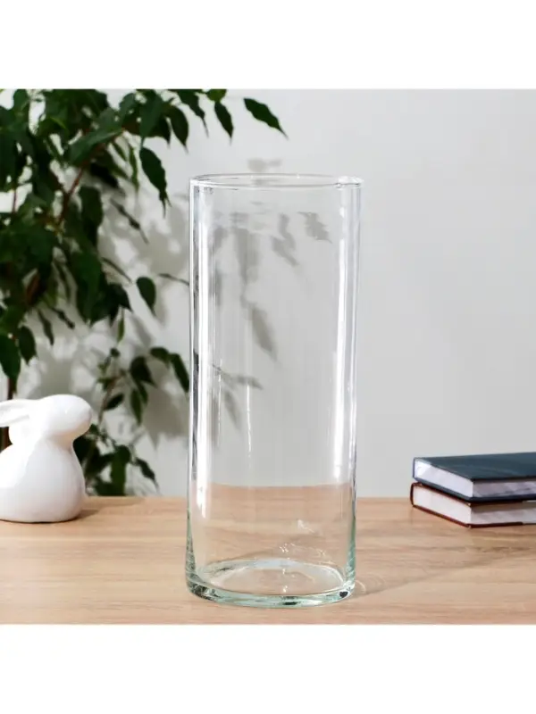 Ваза для цветов &laquo;Трубка-146&raquo;, 5.5 л, h=35 см, d=14.5 см, толщина стекла 2.8 мм, прозрачная