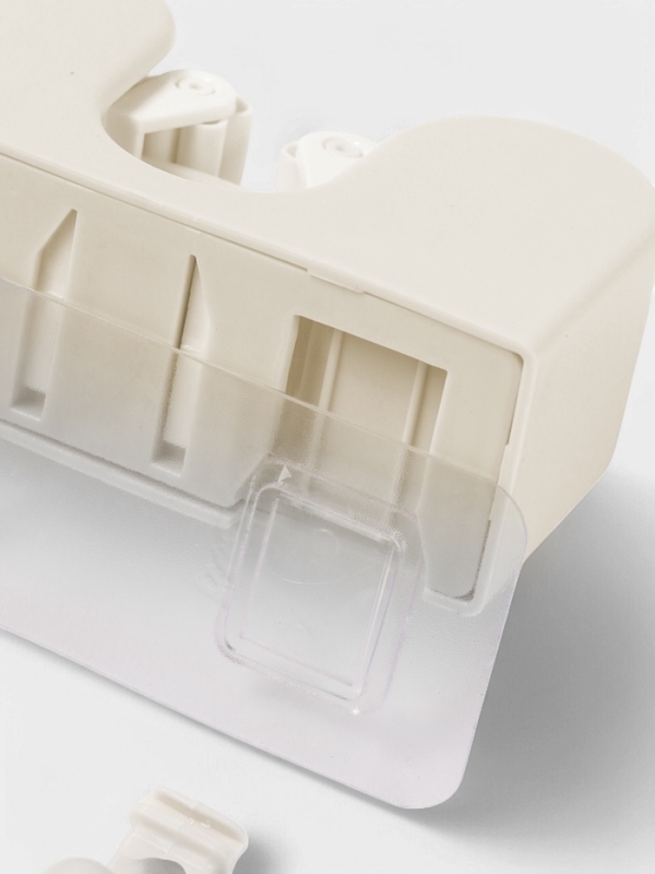 Держатель для швабр настенный самоклеящийся, 11,8х6,3х4,5 Держатель для швабр настенный самоклеящийся, 11,8х6,3х4,5