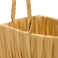 Корзина пластик 16 х 19 х 10 см, ручка__ бежевый