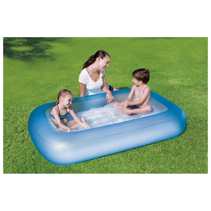 Бассейн надувной Bestway 51115, 165×104×25 см, с надувным дном, от 2 лет Бассейн надувной Bestway 51115, 165×104×25 см, с надувным дном, от 2 лет