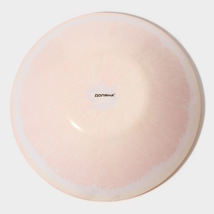 Салатник стеклянный Доляна «Сочный апельсин», 920 мл, 22×5 см