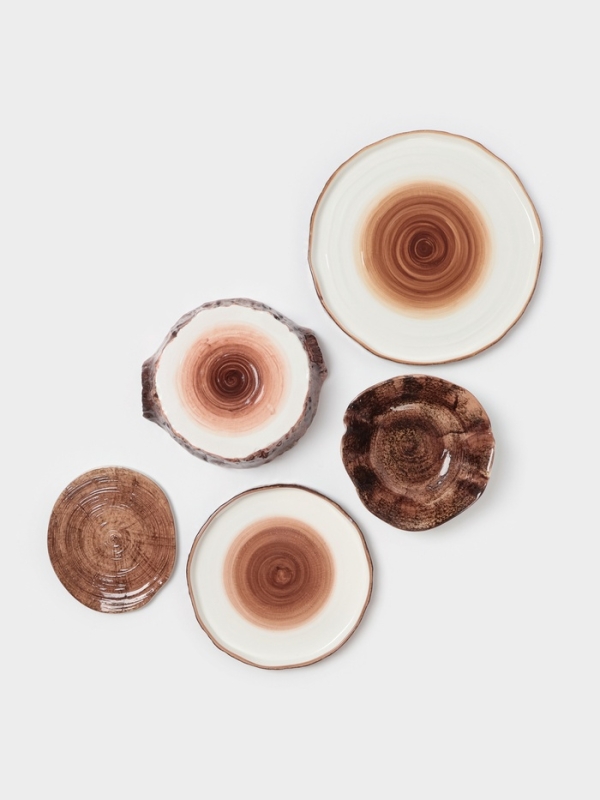 Тарелка глубокая Magistro "Wood" 23 см 23,5х6,3 см