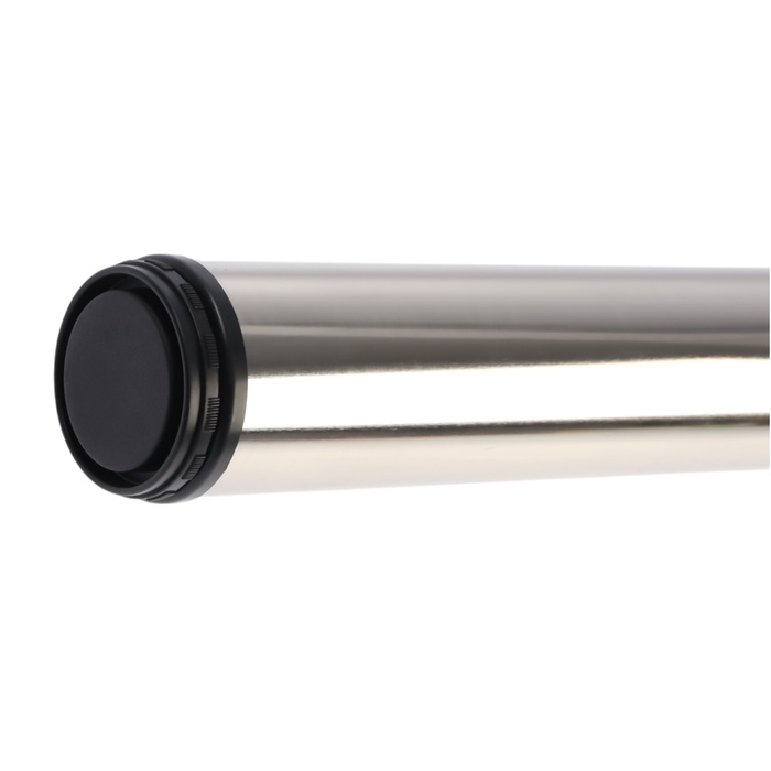 Опора мебельная, барная, ТУНДРА, 60х820 мм, цвет сатин никель Опора мебельная, барная, ТУНДРА, 60х820 мм, цвет сатин никель