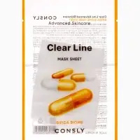 Тканевая маска восстанавливающая Consly &laquo;С пробиотиками&raquo;, 23 мл