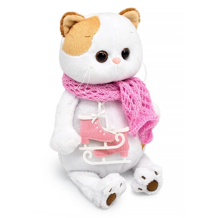 Мягкая игрушка «Кошечка Ли-Ли», с коньками и в шарфике, 24 см Мягкая игрушка «Кошечка Ли-Ли», с коньками и в шарфике, 24 см
