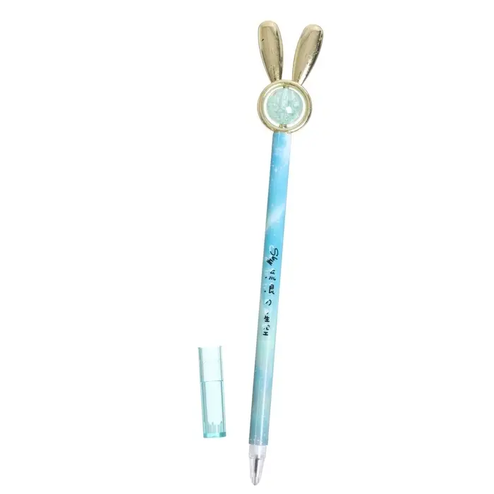 Ручка-прикол Calligrata &laquo;Блеск Ушки&raquo;, чёрный стержень, гелевая, МИКС