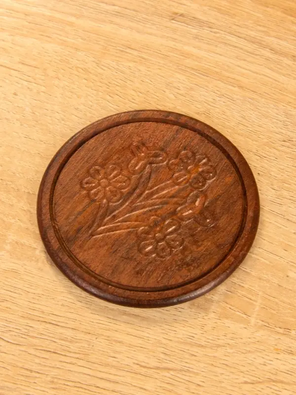 Подставка под горячее  Подставка под горячее "Кресло" (набор 6 шт), 14х10х6,5 см, дерево шишам