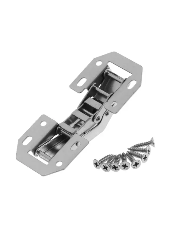 Петля мебельная ТУНДРА, накладная, универсальная, без врезки, набор 4 шт.