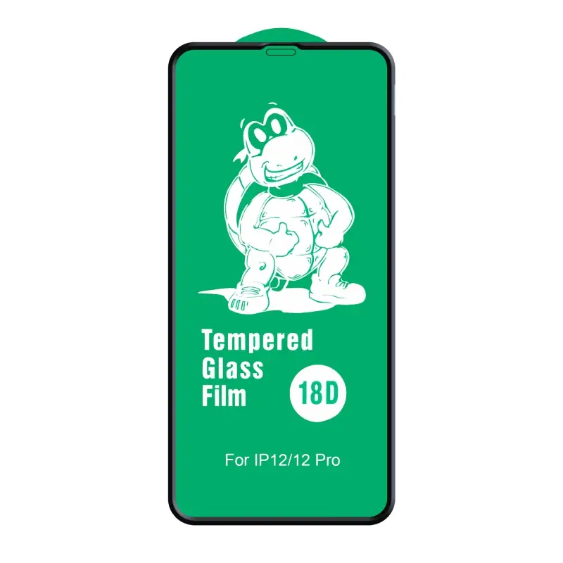 Защитное стекло IPH 12/12 Pro (6.1) 18D усиленные края без упаковки