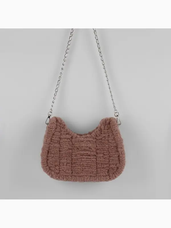 Канва-основа для вышивания сумки, пластиковая, 52&times;29 см, цвет белый