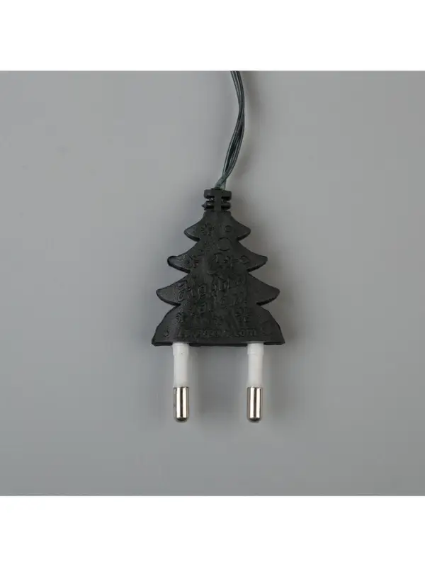 Гирлянда &laquo;Нить&raquo; 1.2 м, IP20, тёмная нить, 20 ламп, свечение мульти, 220 В