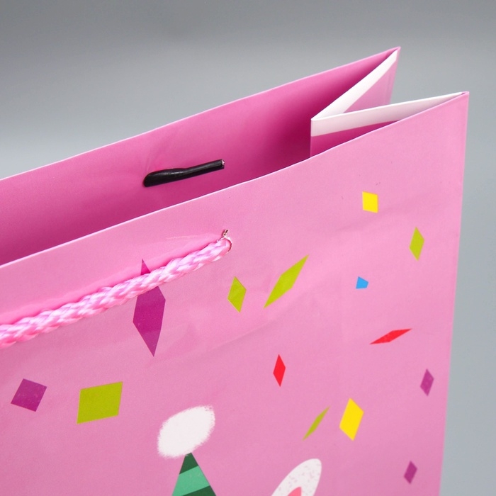 Пакет подарочный ламинированный, упаковка, «В день рождения», L 28 х 38 х 9 см Пакет подарочный ламинированный, упаковка, «В день рождения», L 28 х 38 х 9 см