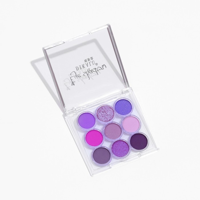 Палетка теней для макияжа Purple Sky, 9 цветов Палетка теней для макияжа Purple Sky, 9 цветов