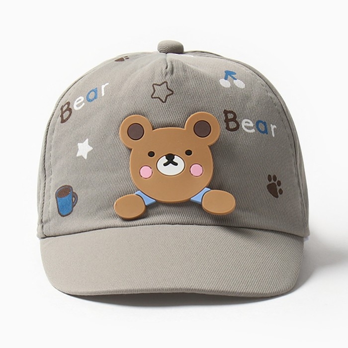 Кепка детская MINAKU Кепка детская MINAKU "Мишка", цвет зелёный, размер 48-50