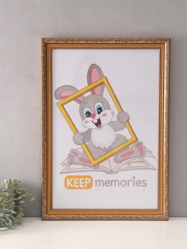 Фоторамка для фото 40&times;60 см &laquo;Любава&raquo;, пластик, коричневый, (пластиковый экран)