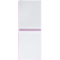 Блокнот А5,пласт обл,80л, ATTACHE FANTASY,розов