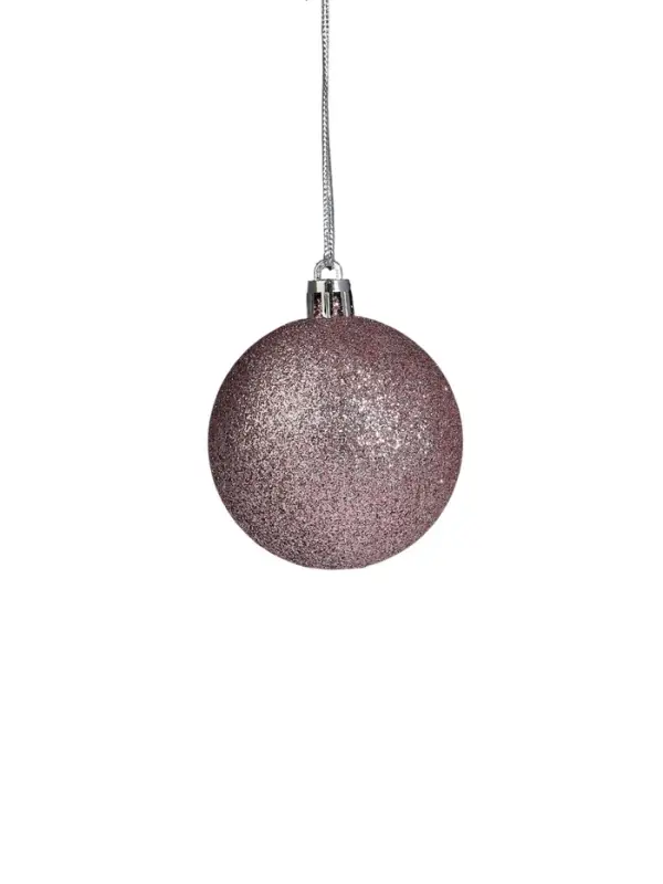 Ёлочные игрушки &laquo;Звёздный вечер&raquo;, новогодние, набор 22 шт., розовый