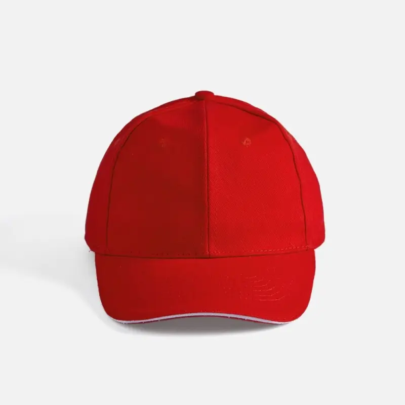 Бейсболка Buffalo, красная с белым Бейсболка Buffalo, красная с белым