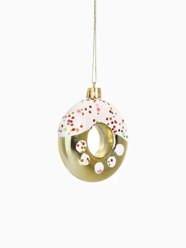 Набор украшений пластик 16 шт Набор украшений пластик 16 шт "Ярмарка волшебства" 8 см, золото