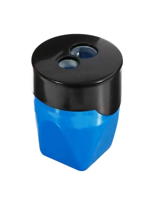 Точилка Calligrata &laquo;Классика&raquo;, двойная, с контейнером, МИКС