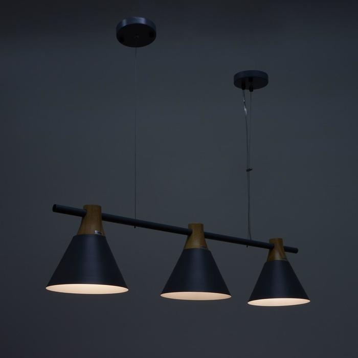 Люстра 1066/3GR E27 60Вт серый 90х20х90 см BayerLux