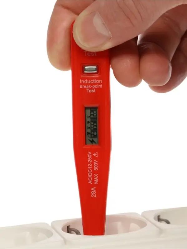 Отвертка индикаторная ТУНДРА, жидкокристаллический дисплей, 12 - 220 В