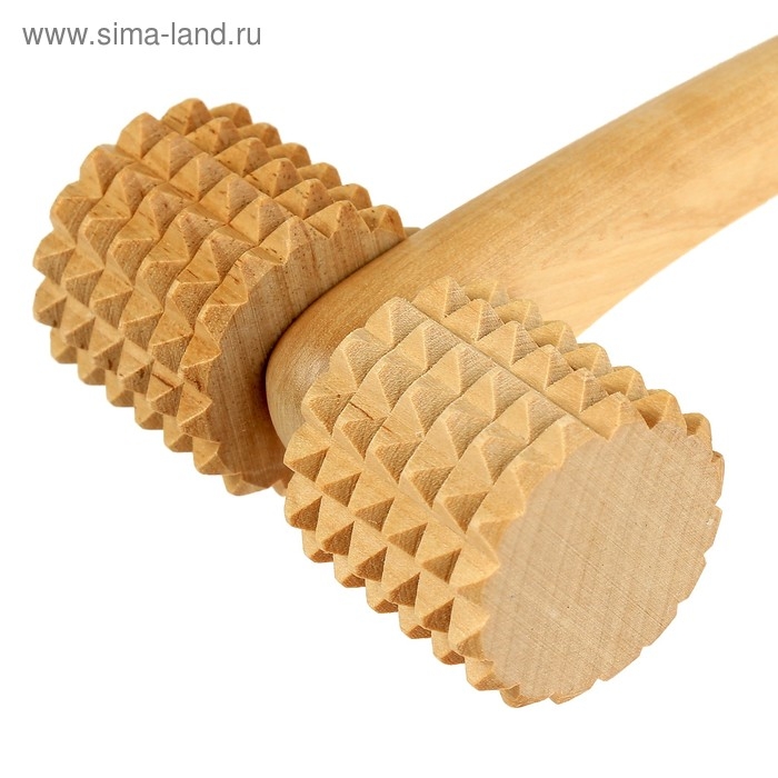 Массажёр банный Массажёр банный "Добропаровъ" зубчатый, с ручкой