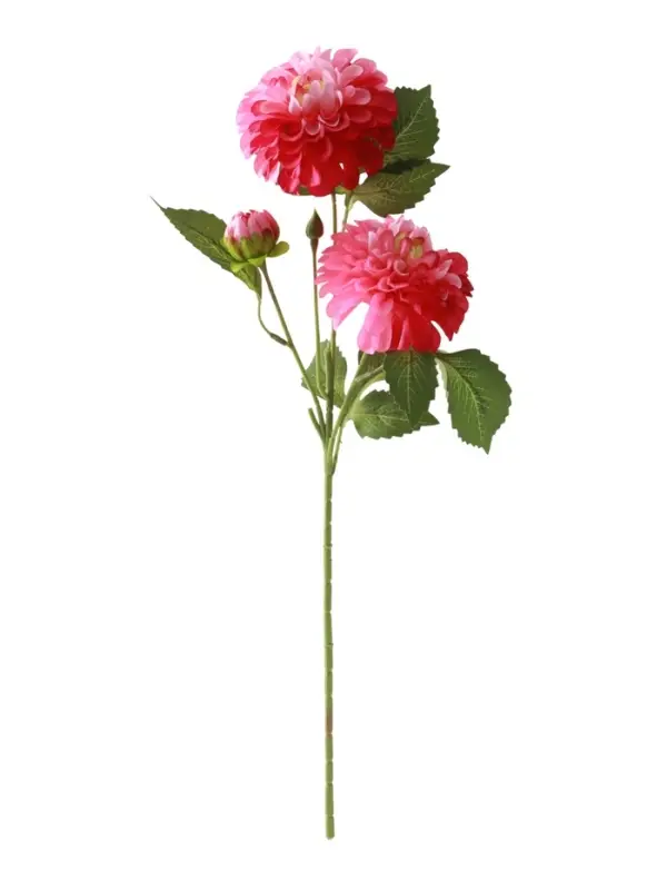 Цветы искусственные &laquo;Хризантема Бранхил черри&raquo;, d=9 см, h=49 см, тёмно-розовые