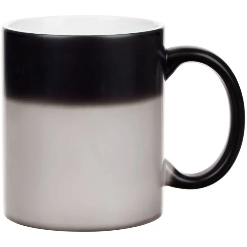 Кружка «Хамелеон», ver.3, матовая, черная Кружка «Хамелеон», ver.3, матовая, черная